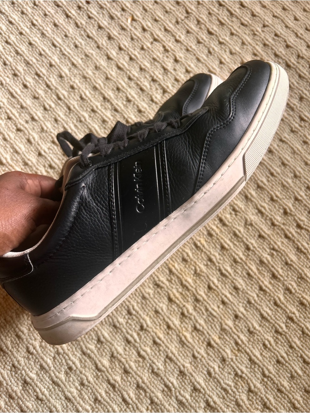 Calvin Klein leather sneakers